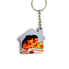 Sublimation Wooden Single Side Keychain WK15