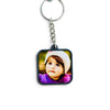 Sublimation Fiber Metal Keychain Sk30