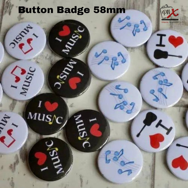 Stainless Steel Badges 58MM