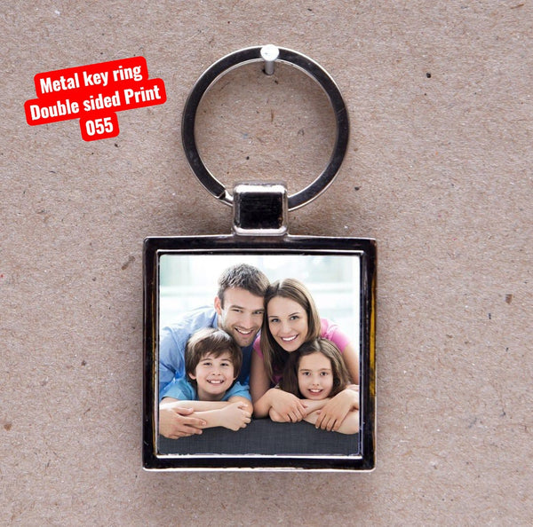 Sublimation Metal Keyring Double sided Print