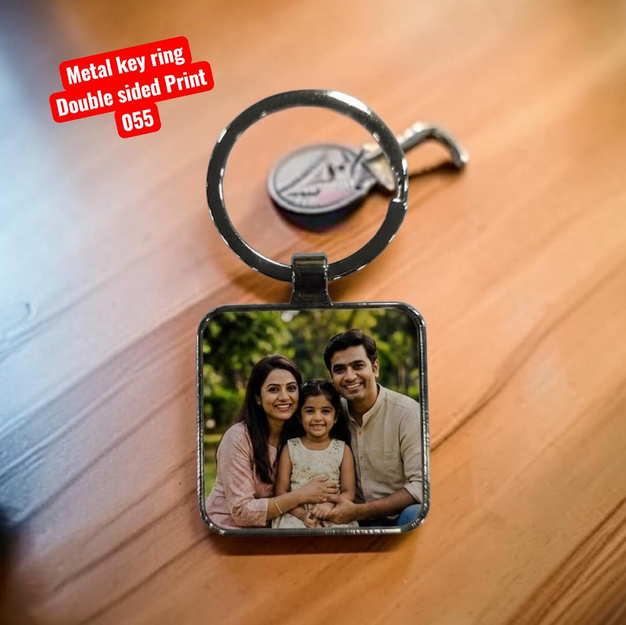 Sublimation Metal Keyring Double Sided 055