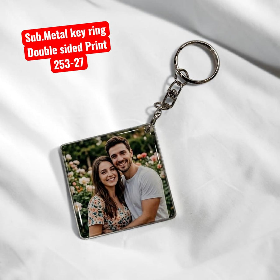 Sublimation Metal Keyring Double Sided 253-27