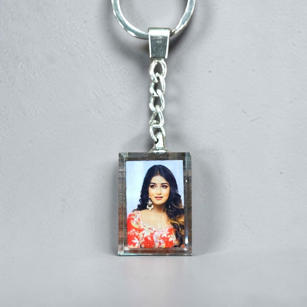 Sublimation Glass Keychain BSK01