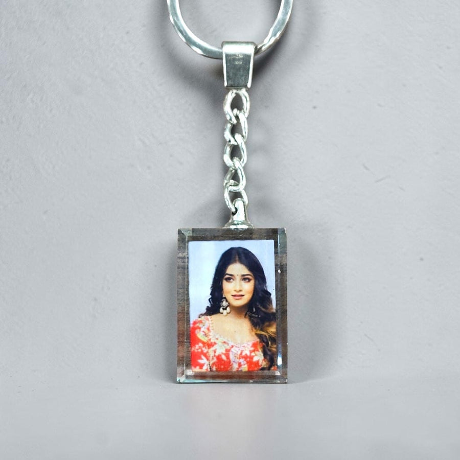 Sublimation Glass Keychain BSK01