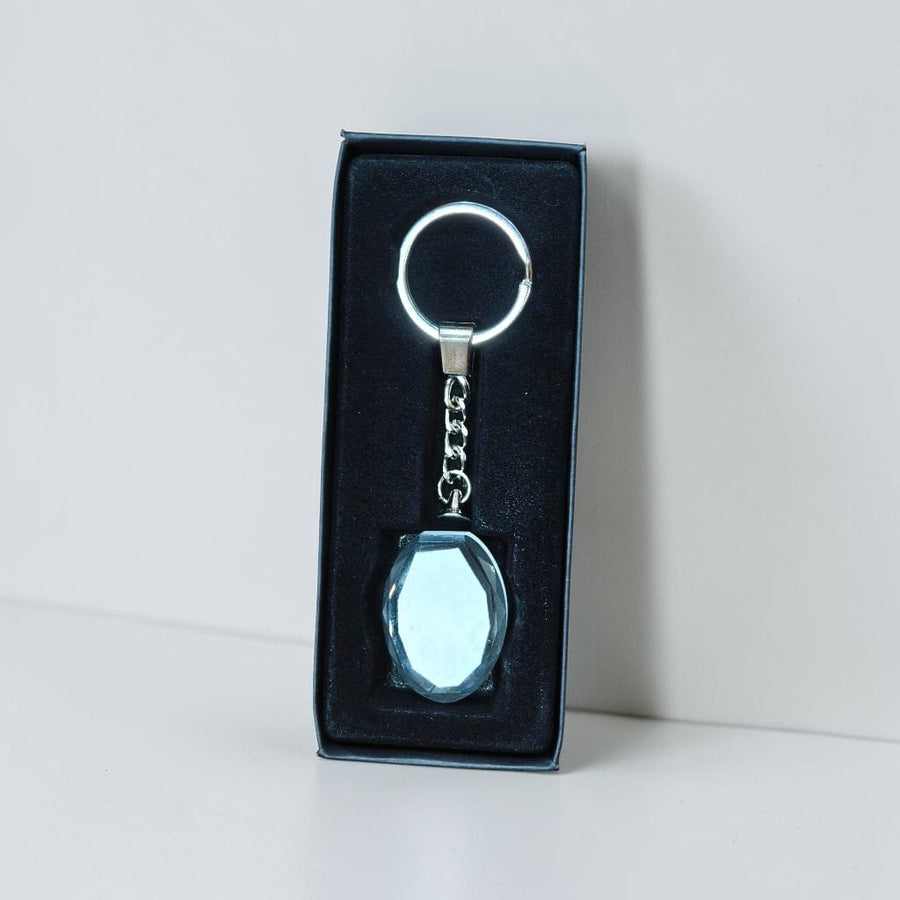 Sublimation Glass keychain BSK01