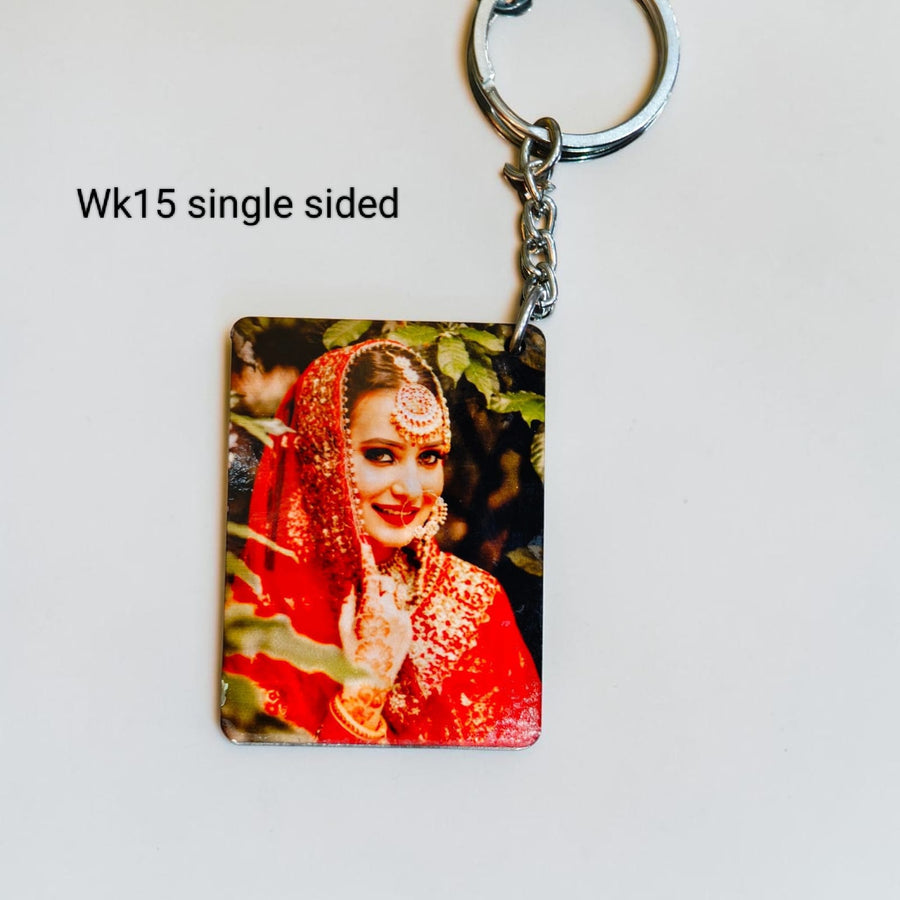 Sublimation Wooden Single Sided Keychain