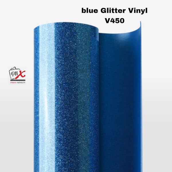 Blue Glitter vinyl V450