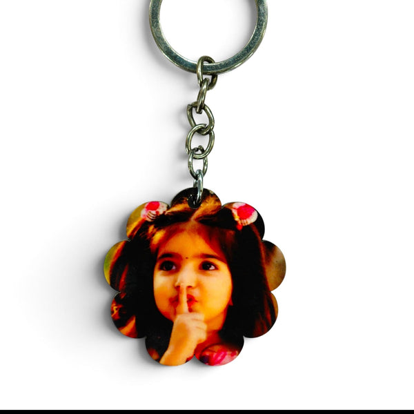 Sublimation Wooden Single Sided Keychain WK15