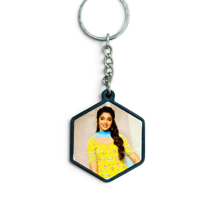 Sublimation Fiber Metal Keychian SK30