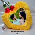 Sublimation Heart Fur Cushion P9