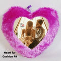 Sublimation Heart Fur Cushion P9