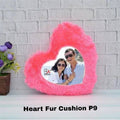 Sublimation Heart Fur Cushion P9