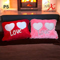 Cushion Heart Fur P5