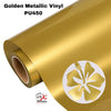 Golden metallic vinyl PU450