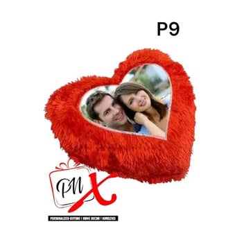 Sublimation Heart Fur Cushion P9