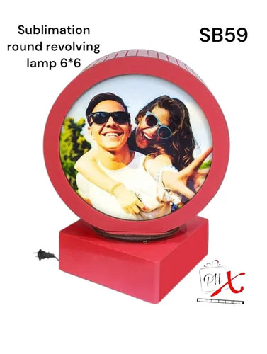 Sublimation Round Revolving Lamp SB59