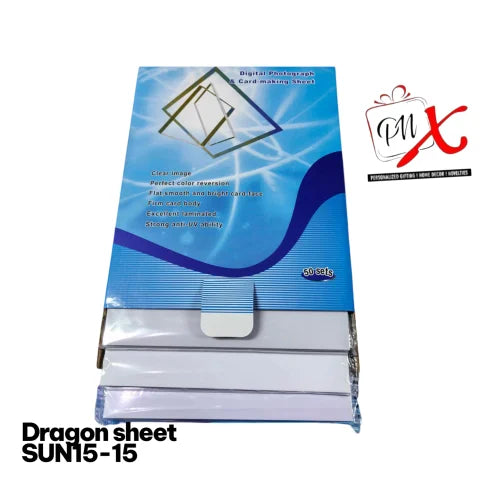 Pvc Card Dragon Sheets SUN15-15