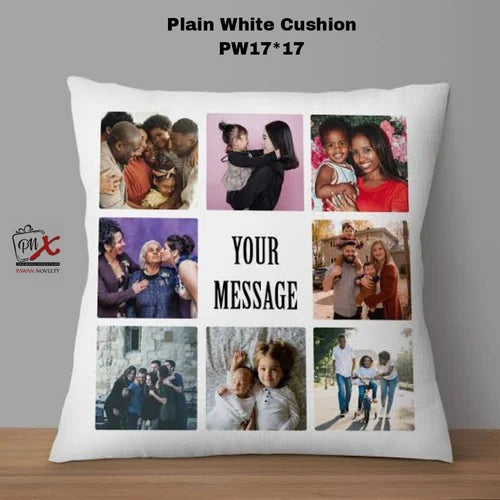 Sublimation white cushion PW17*17