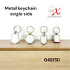 Metal Keychain Single Side